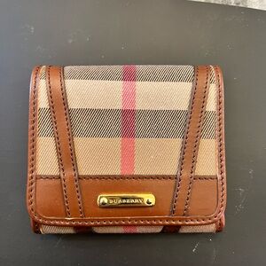 Burberry Plaid Wallet